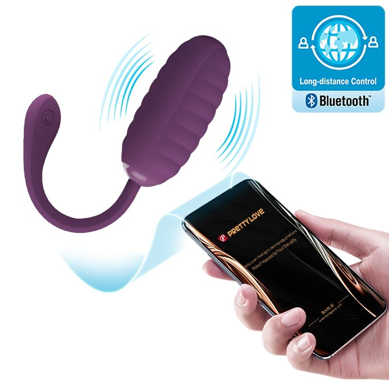 Comprar Pretty Love Casper Huevo Vibrador Recargable Morado – Diseño Compacto Para Placer Versátil-Noxtic