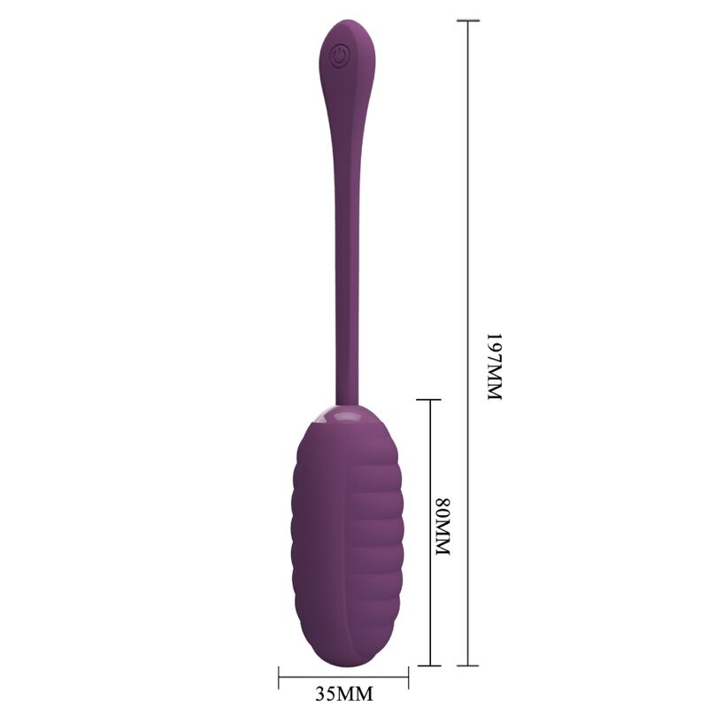 Comprar Pretty Love Casper Huevo Vibrador Recargable Morado – Diseño Compacto Para Placer Versátil-Noxtic