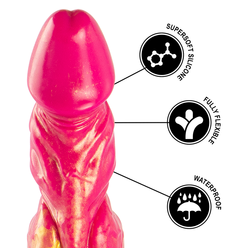 Comprar EPIC Cerberus Dildo Fuego Mitológico – Diseño Inspirado En La Mitología Griega Para Placer Intenso-Noxtic