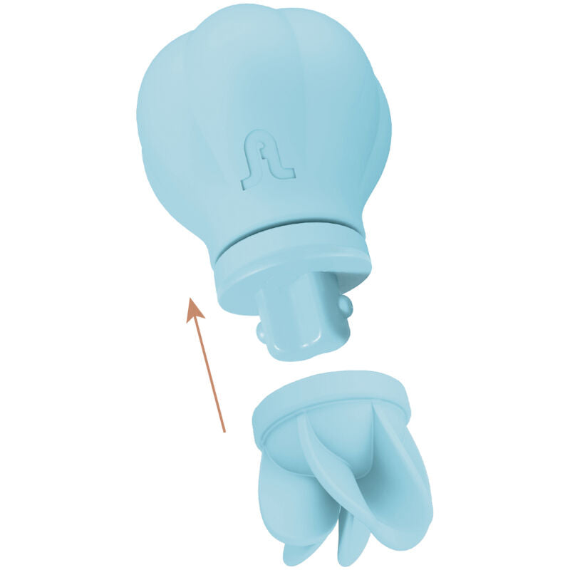 Comprar ADRIEN LASTIC Caress Estimulador Clitoris Azul – Innovador Con 10 Modos De Vibración Y Rotación-Noxtic