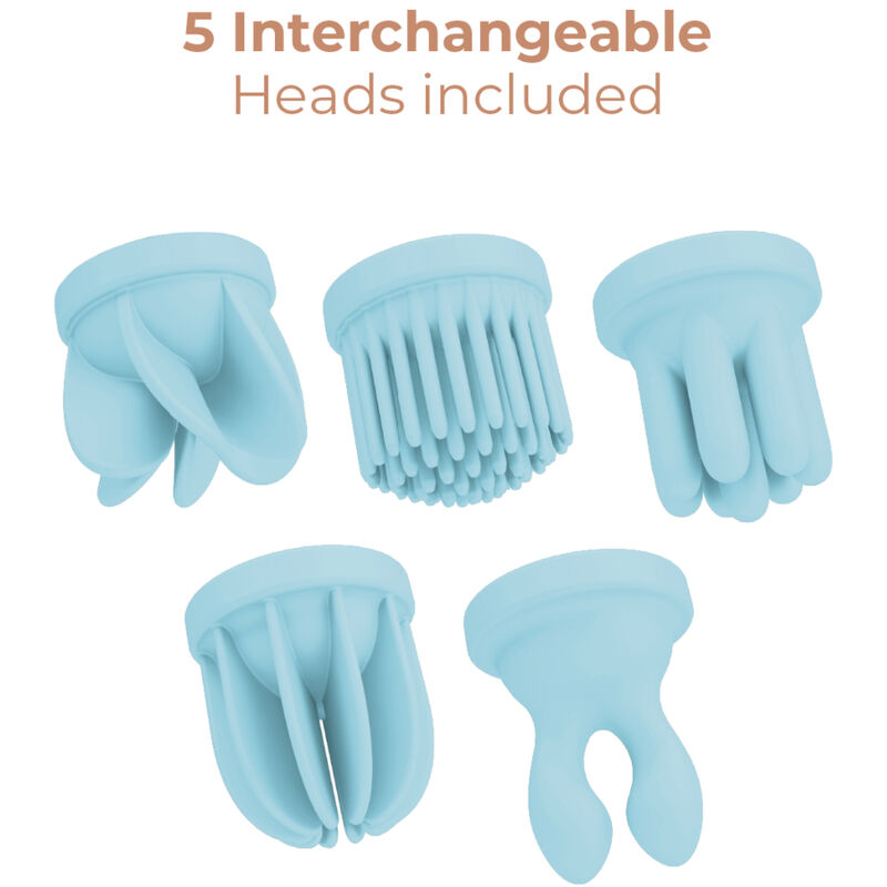 Comprar ADRIEN LASTIC Caress Estimulador Clitoris Azul – Innovador Con 10 Modos De Vibración Y Rotación-Noxtic