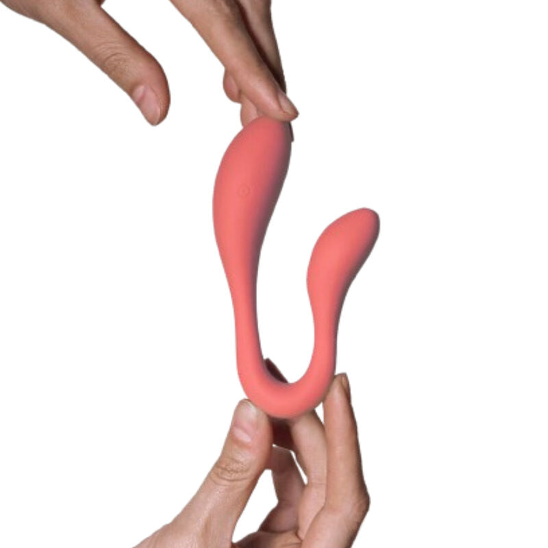 Comprar ADRIEN LASTIC Couple Secrets II Rosa – Vibrador Recargable Con Doble Estimulación Y Control App-Noxtic