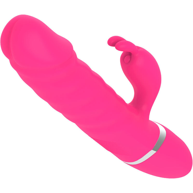 Comprar ARMONY Nasty Dildo Vibrador Rabbit Fucsia – Vibrador Recargable Con Diseño Elegante Para Placer Sensorial-Noxtic