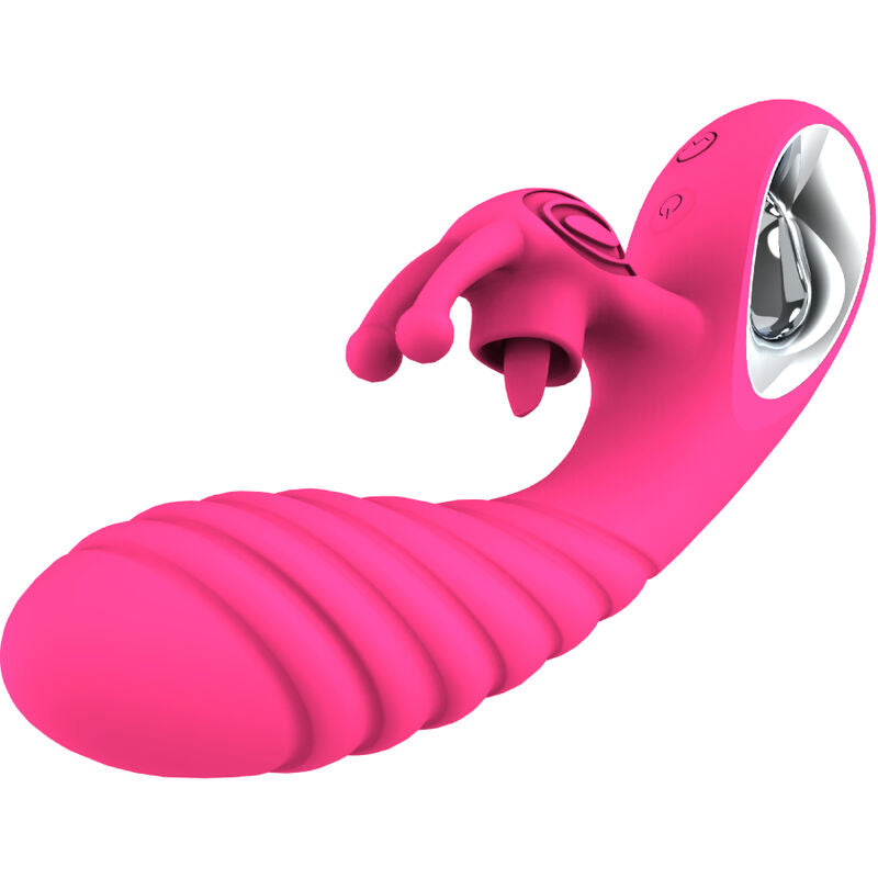 Comprar Armony Vicky Vibrador Rabbit Fucsia – Diseño Ergonómico Para Placer Sensorial-Noxtic