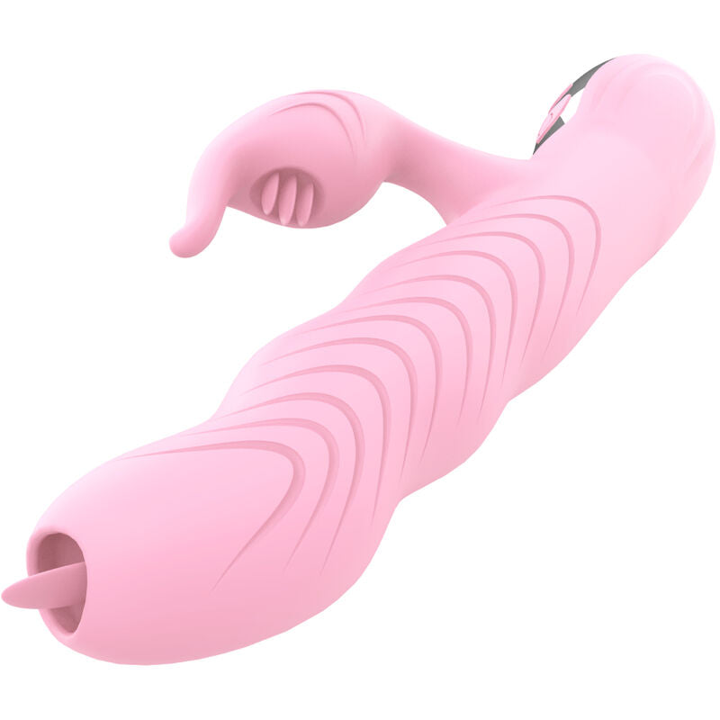 Comprar Armony Marcia Vibrador Doble Lengua Rosa – Estimulador Con Efecto Calor Para Placer Aumentado-Noxtic