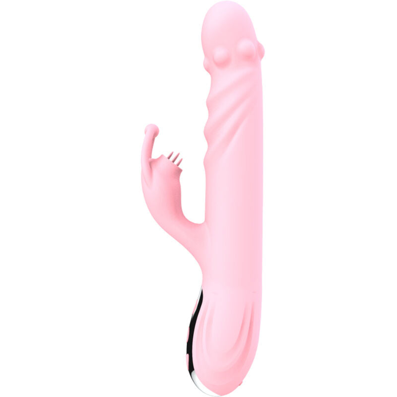 Comprar Armony Fully Tongue Vibrador Rosa – Estimulador Recargable Con Efecto Calor y Diseño Ergonómico-Noxtic