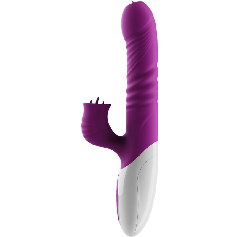 ARMONY - VIBRATOR & THRUSTING DOUBLE TONGUE VIOLET HEAT EFFECT