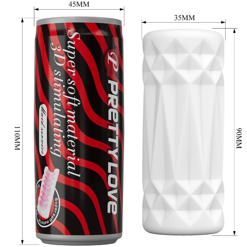 Comprar PRETTY LOVE Lata Estimulador 3D Modelo 1 – Diseño Innovador Para Experiencia Única Y Discreta-Noxtic