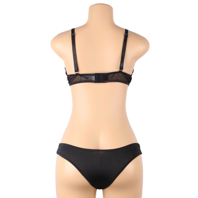Comprar SUBBLIME Set Sujetador Transparencias Y Tiras S M – Lencería Con Diseño Elegante Para Mayor Confianza-Noxtic