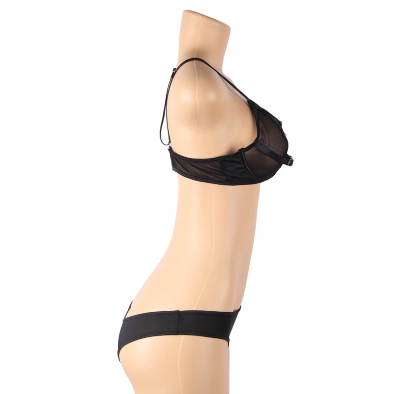 Comprar SUBBLIME Set Sujetador Transparencias Y Tiras S M – Lencería Con Diseño Elegante Para Mayor Confianza-Noxtic