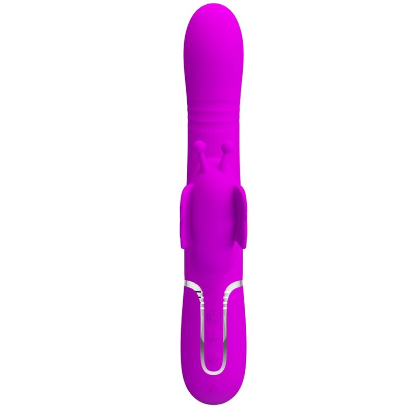 Comprar Pretty Love Vibrador Rabbit Multifunción 4 en 1 Fucsia – Diseño Ergonómico Para Experiencias Únicas-Noxtic