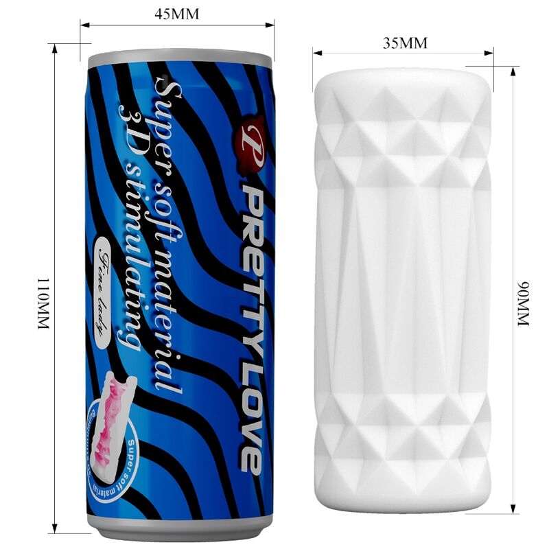 Comprar Pretty Love Lata Masturbador Masculino 3D Modelo 2 – Diseño Discreto Para Una Experiencia Única De Placer-Noxtic