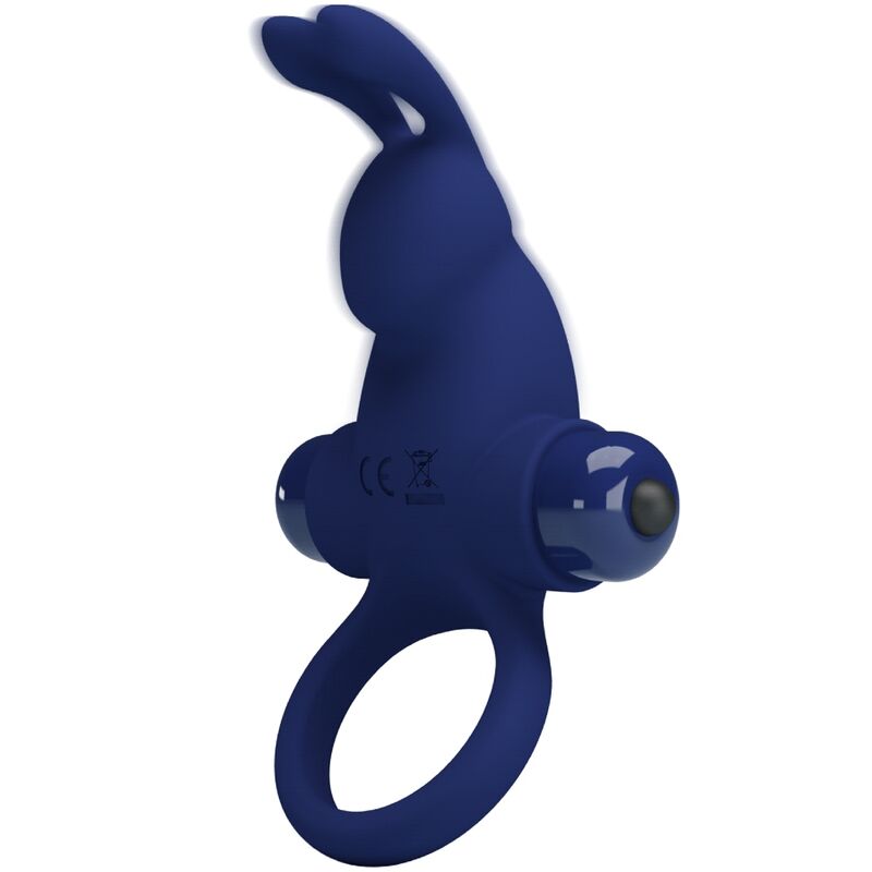 Comprar Pretty Love Jiro Anillo Rabbit Azul – Estimulador Con 10 Funciones De Vibración Para Parejas-Noxtic