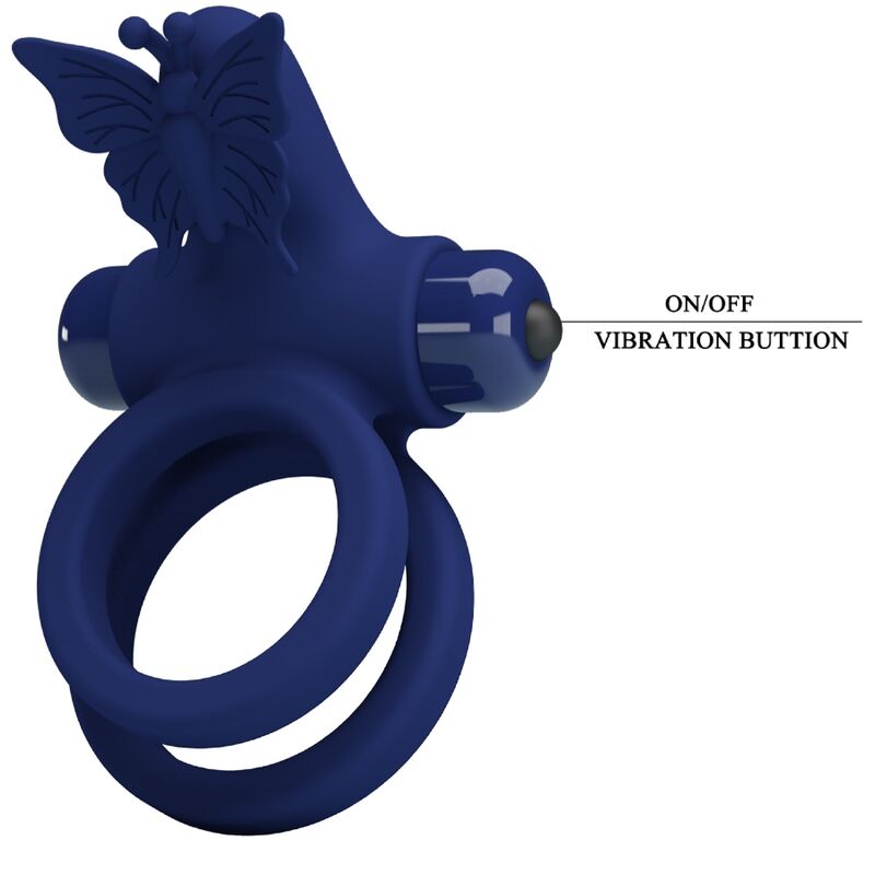 Comprar Pretty Love Jamele Doble Anillo Con Vibración – Estimulador Con Diseño Innovador Para Placer Compartido-Noxtic