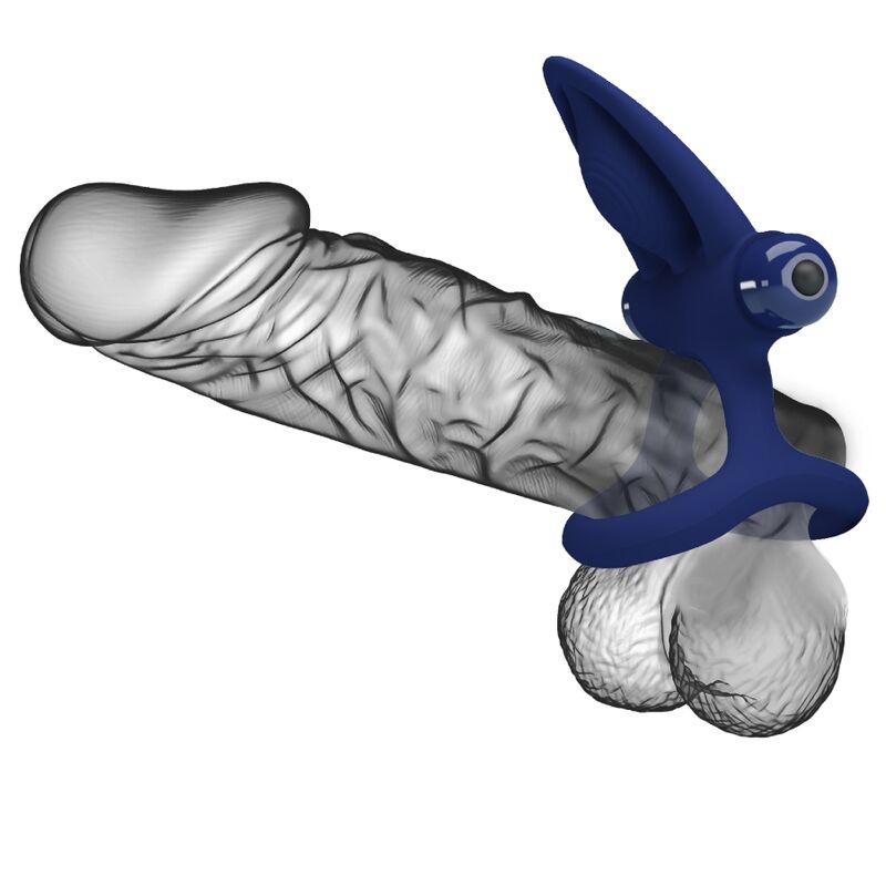 Comprar Pretty Love Mat Doble Anillo Con Vibración Azul – Diseño Ergonómico Para Placer Compartido-Noxtic