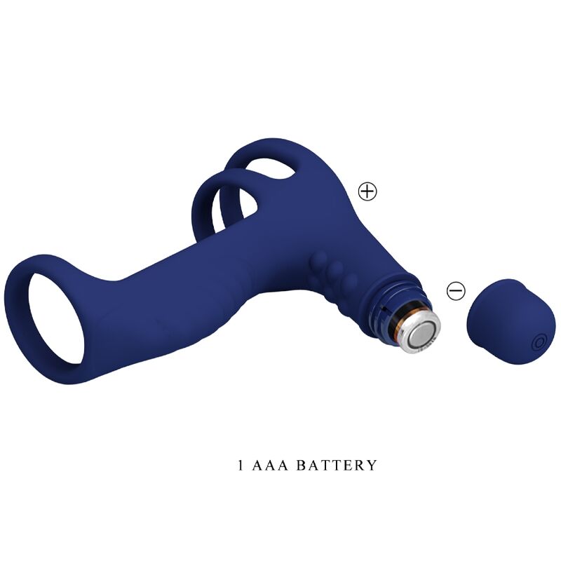 Comprar PRETTY LOVE Elish Anillo Vibrador Azul – Diseño Ergonomico Para Placer Sensible-Noxtic