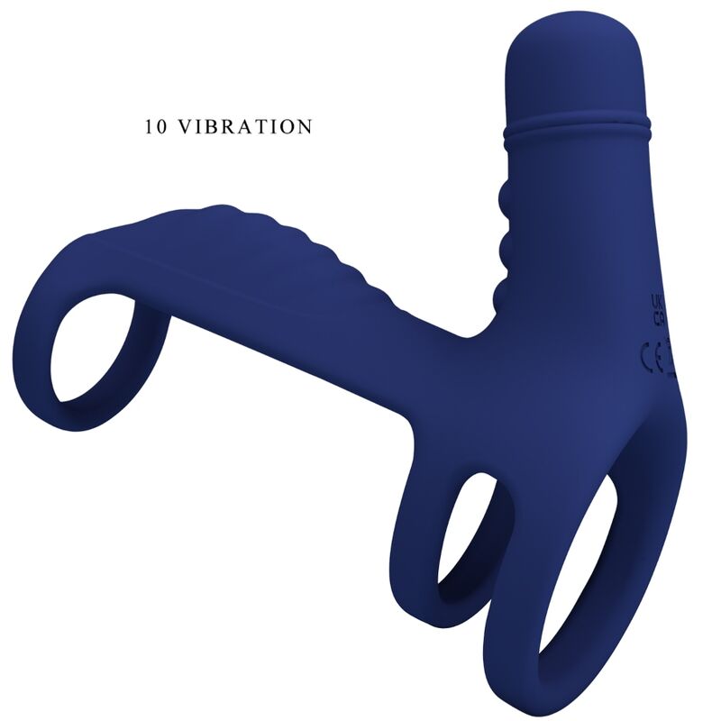 Comprar PRETTY LOVE Elish Anillo Vibrador Azul – Diseño Ergonomico Para Placer Sensible-Noxtic