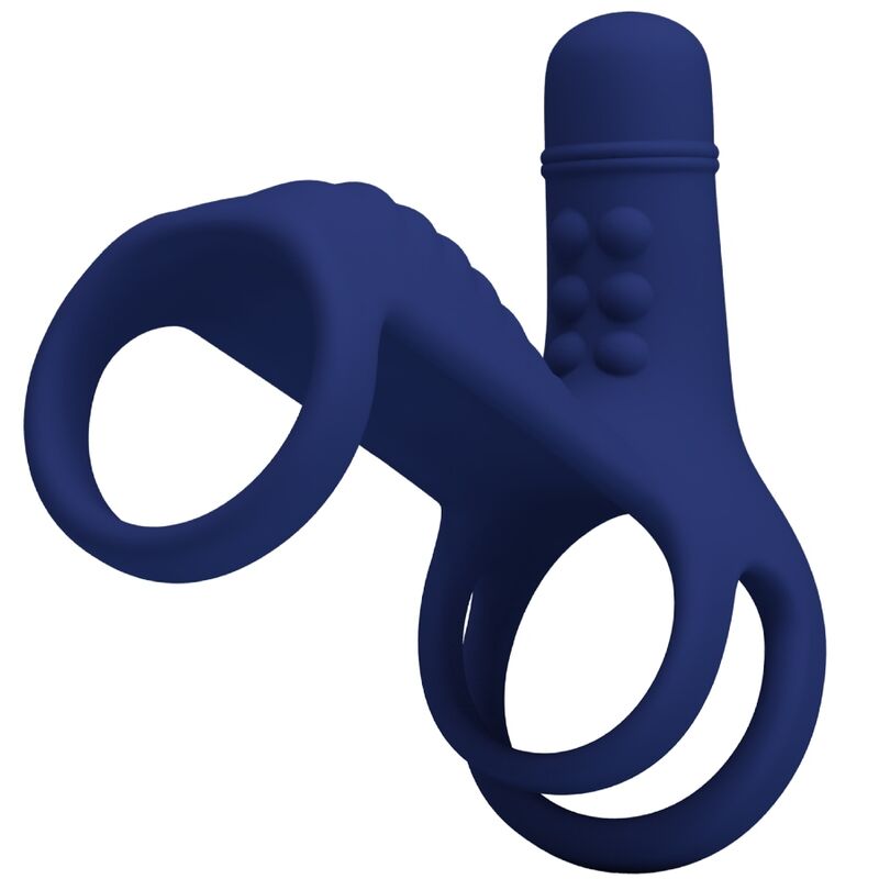 Comprar PRETTY LOVE Elish Anillo Vibrador Azul – Diseño Ergonomico Para Placer Sensible-Noxtic