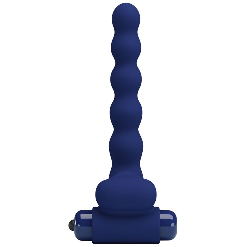 Comprar Pretty Love Ajmal Anillo Vibrador Con Plug Azul – Diseño Innovador Para Placer Compartido-Noxtic
