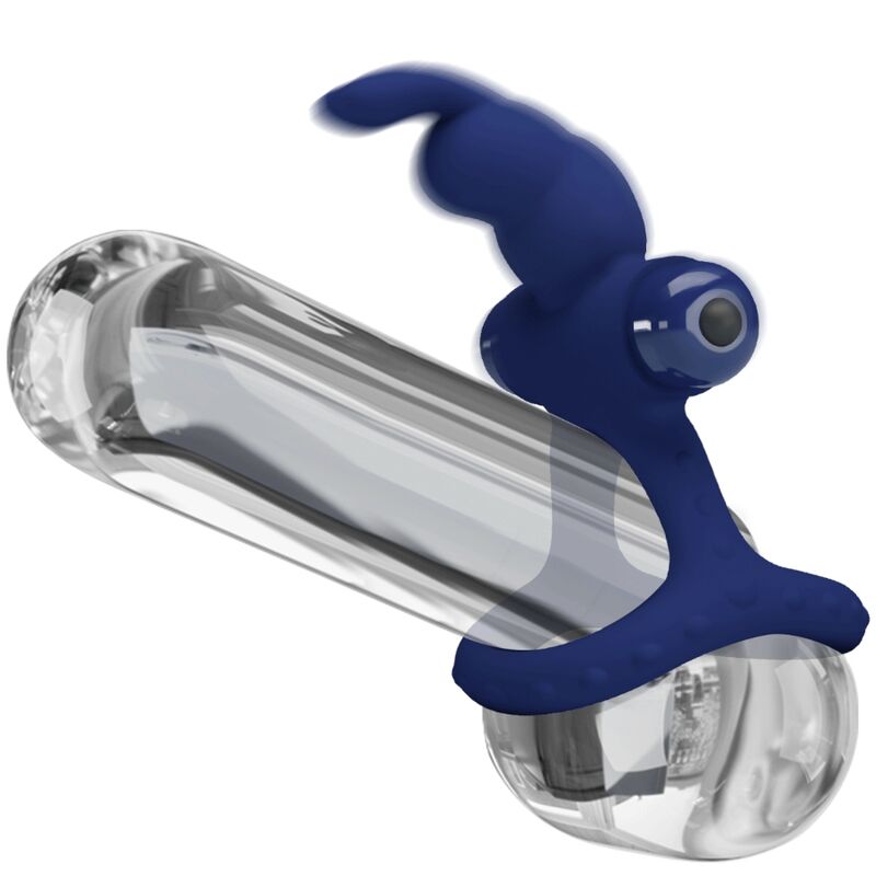 Comprar Pretty Love Luchito Doble Anillo Vibrador Rabbit Azul – Innovador Diseño Para Placer Intenso Y Satisfactorio-Noxtic
