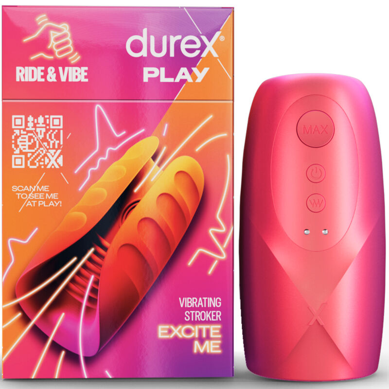 Comprar DUREX Toy Masturbador Vibrador Ride And Vibe – Diseño Ergonómico Con Variedad De Modos De Estimulación-Noxtic