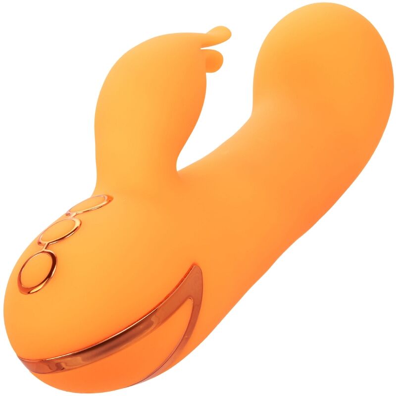Comprar CalExotics Montecito Muse Vibrador Rabbit Naranja – Estimulador Dual Con Diseño Innovador y Vibración Intensa-Noxtic