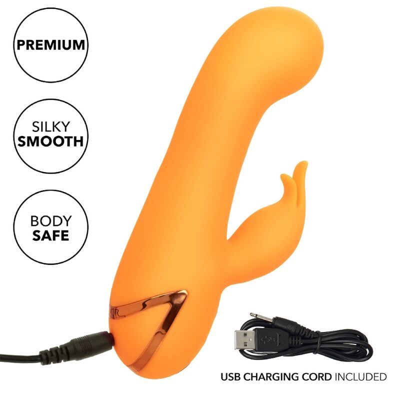 Comprar CalExotics Montecito Muse Vibrador Rabbit Naranja – Estimulador Dual Con Diseño Innovador y Vibración Intensa-Noxtic