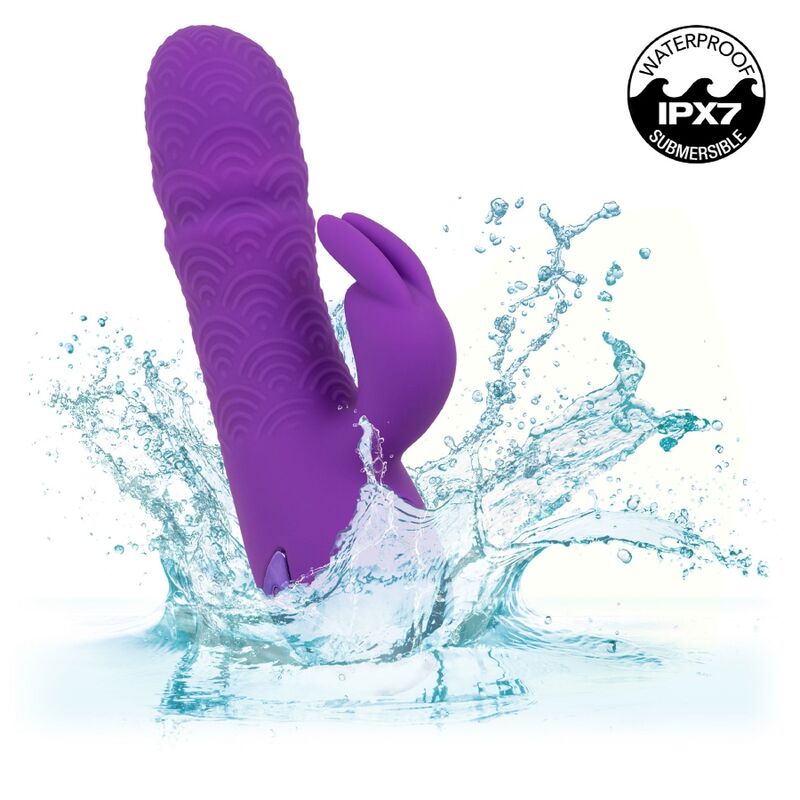 Comprar CalExotics Manhattan Beach Marvel Vibrador Rabbit Morado – Diseño Inspirado En Playa Para Placer Intenso-Noxtic