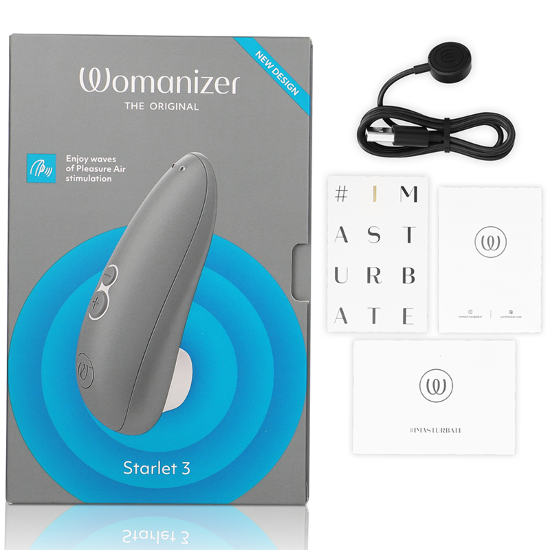 Comprar WOMANIZER Starlet 3 Gris – Estimulador Compacto Con Tecnología de Aire de Placer-Noxtic