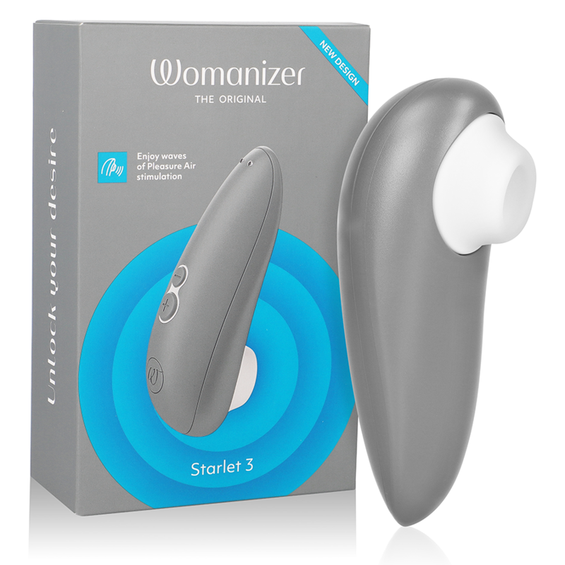 Comprar WOMANIZER Starlet 3 Gris – Estimulador Compacto Con Tecnología de Aire de Placer-Noxtic