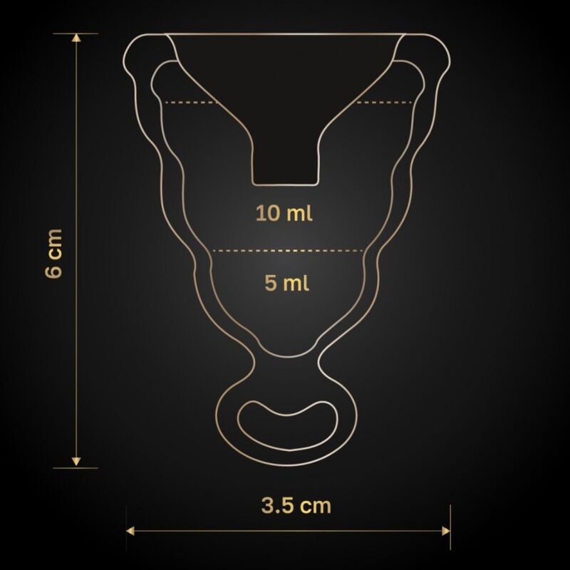 Comprar G-VIBE GCUP Copa Menstrual Negra – Diseño Confortable Para Uso Diario-Noxtic