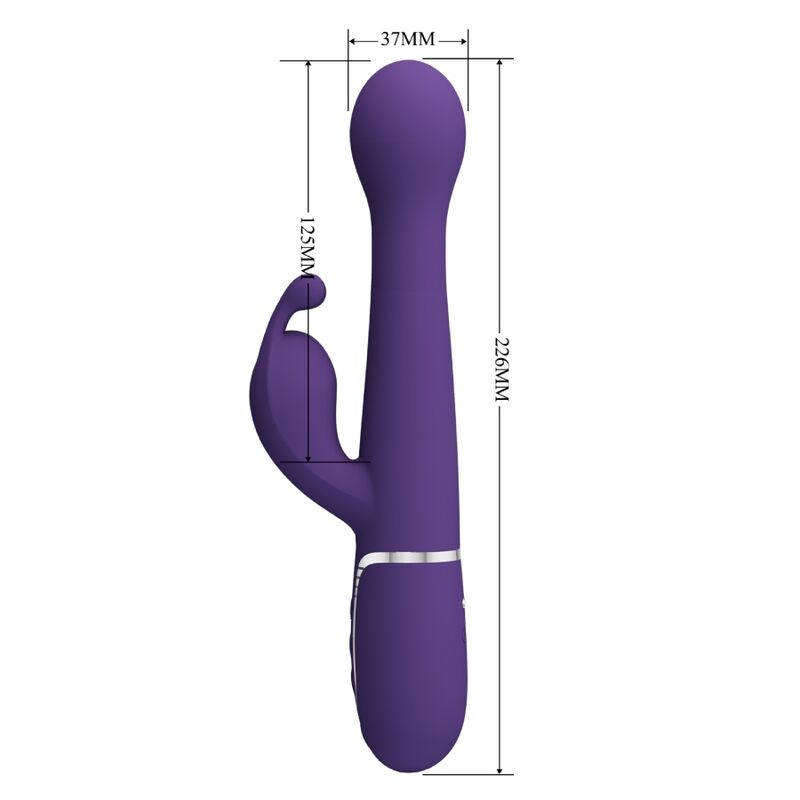 Comprar Pretty Love Dejon Vibrador Rabbit 3 En 1 – Diseño Ergonómico Con Potentes Motores Gemelos-Noxtic
