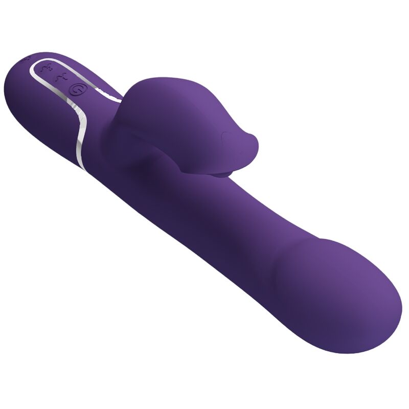 Comprar Pretty Love Zalin Vibrador Rabbit Perlas 4 En 1 Morado – Diseño Ergonómico Con Funcionalidad Innovadora-Noxtic