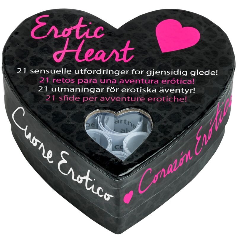 Comprar TEASE & PLEASE Mini Corazón – Juguete Erótico Con Veintiuna Aventuras Sensuales-Noxtic
