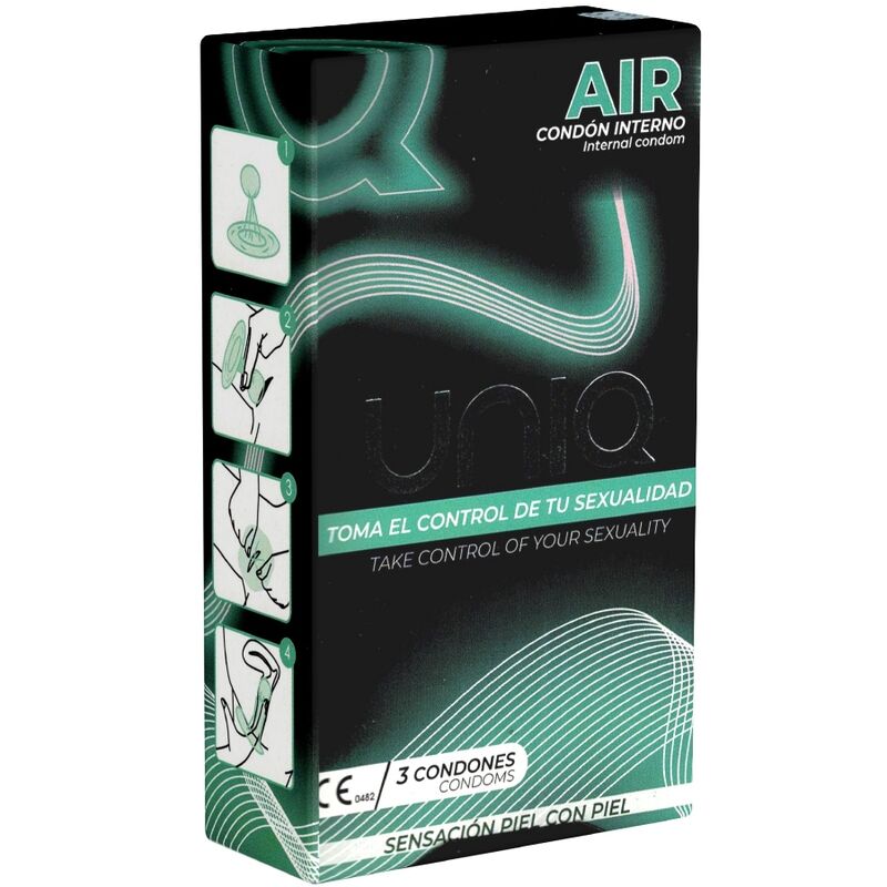 Comprar UNIQ Air Preservativo Femenino Sin Latex – Diseño Innovador Para Libertad Sensorial-PRESERVATIVOS-Noxtic