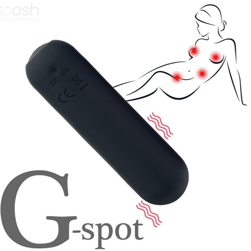 Comprar ARMONY Splash Haha Bala Vibradora Negra – Vibrador Recargable Con Diseño Ergonómico Y 10 Modos De Vibración-Noxtic