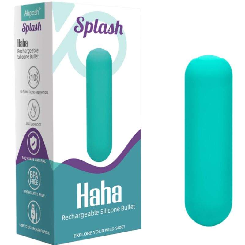 Comprar ARMONY Splash Haha Bala Vibradora Verde – Silicona Médica Con 10 Modos De Vibración Para Placer Personal-Noxtic
