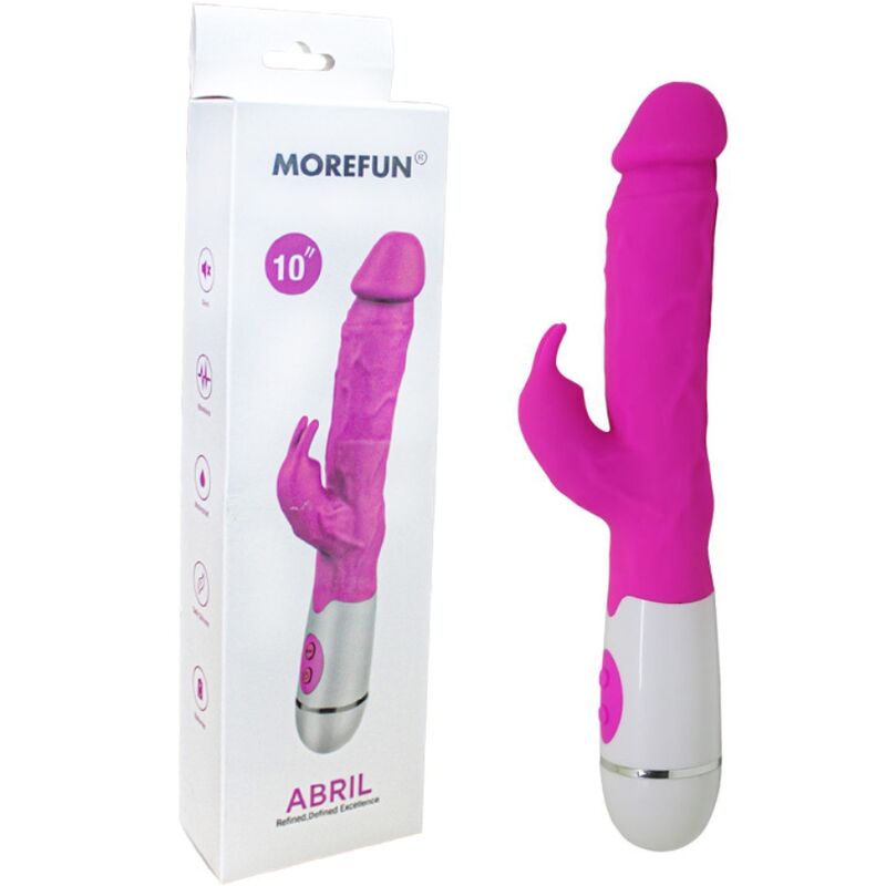 Comprar Armony Abril Vibrador Rabbit Rosa – Diseño Ergonómico Con 16 Patrones De Vibración-Noxtic