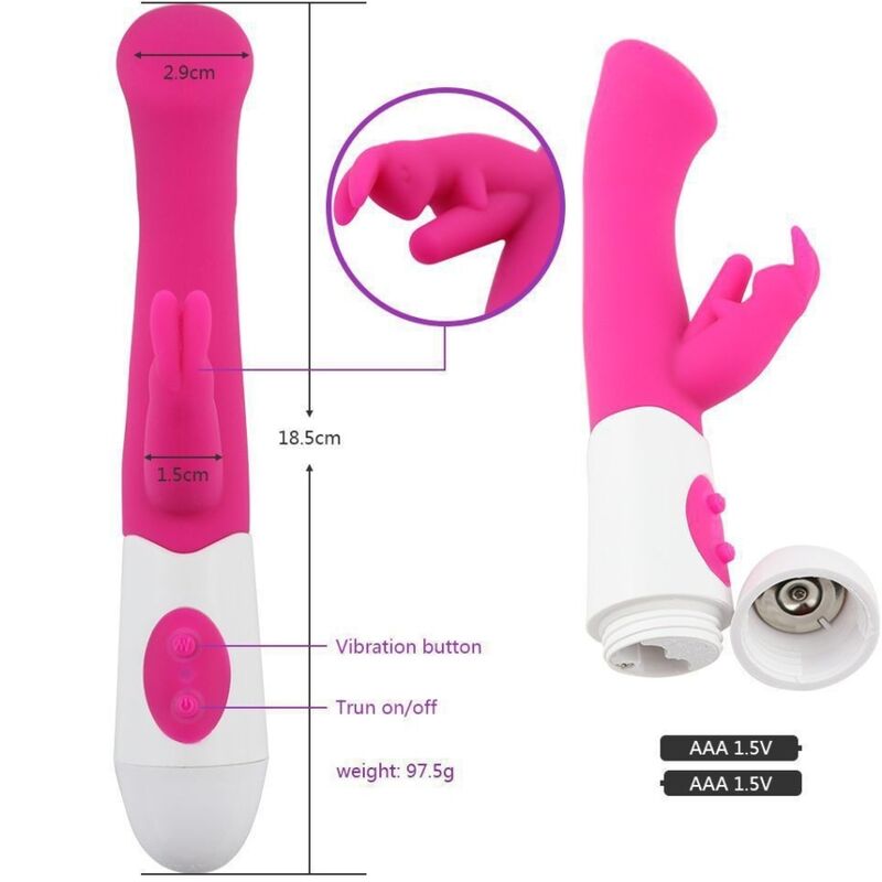 Comprar ARMONY Rabbit Vibrador Rosa – Estimulador Punto G Con 10 Velocidades Y Diseño Ergonómico-Noxtic