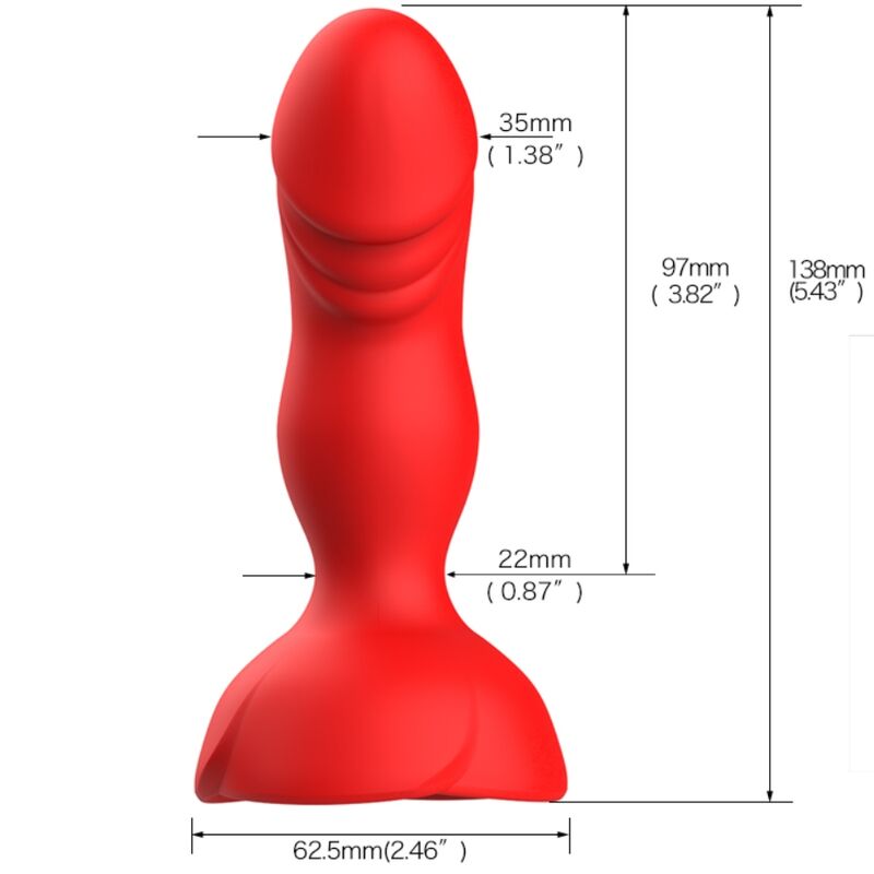 Comprar ARMONY Extreme A Bloom Rosa – Vibrador Y Plug Anal Con Control Remoto Para Experiencia Sensorial Mejorada-Noxtic