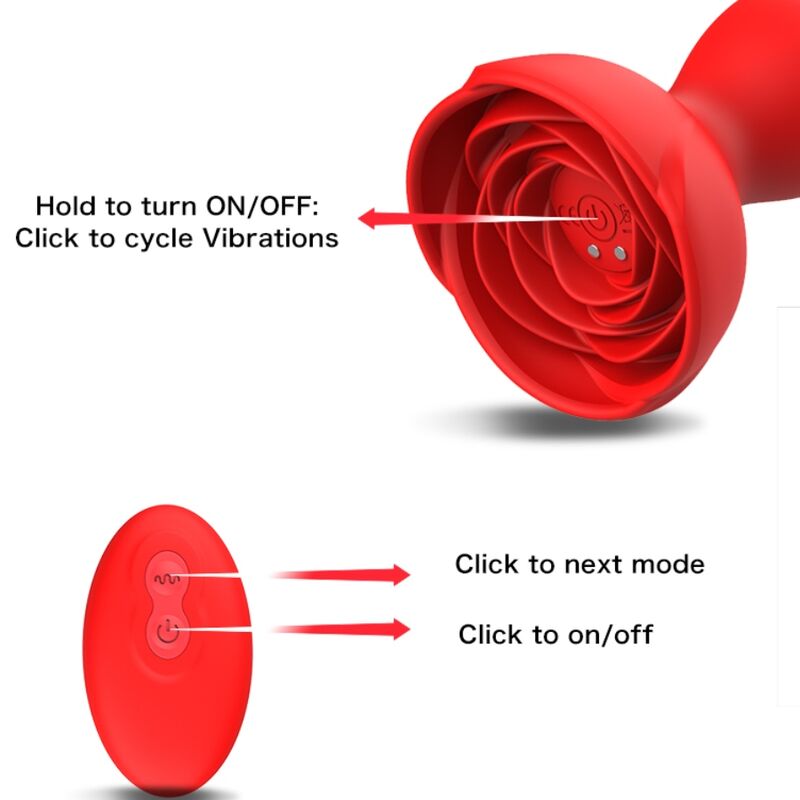 Comprar ARMONY Extreme A Bloom Rosa – Vibrador Y Plug Anal Con Control Remoto Para Experiencia Sensorial Mejorada-Noxtic