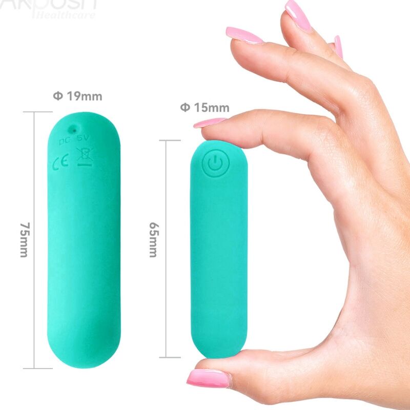 Comprar ARMONY Splash Haha Bala Vibradora Verde – Silicona Médica Con 10 Modos De Vibración Para Placer Personal-Noxtic