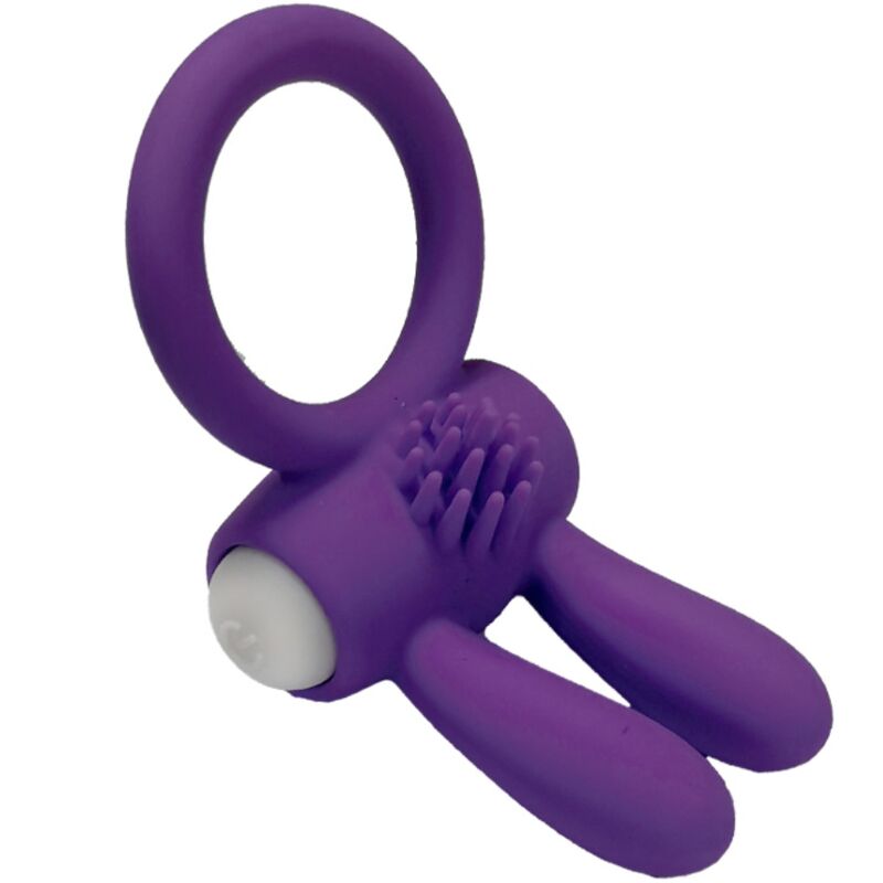 Comprar ARMONY Mr Bunny Anillo Vibrador Púrpura – Silicona Médica Hipoalergénica Para Comodidad Sensual-Noxtic