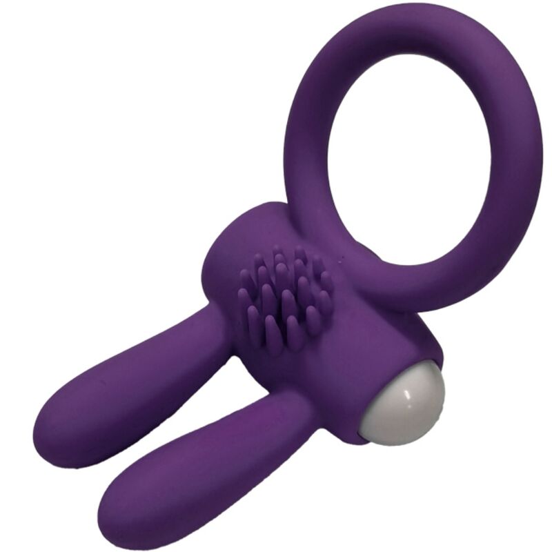 Comprar ARMONY Mr Bunny Anillo Vibrador Púrpura – Silicona Médica Hipoalergénica Para Comodidad Sensual-Noxtic