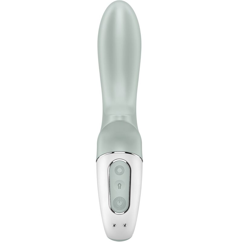 SATISFYER - AIR PUMP BOOTY 3 INFLATABLE ANAL VIBRATOR GREEN GREY
