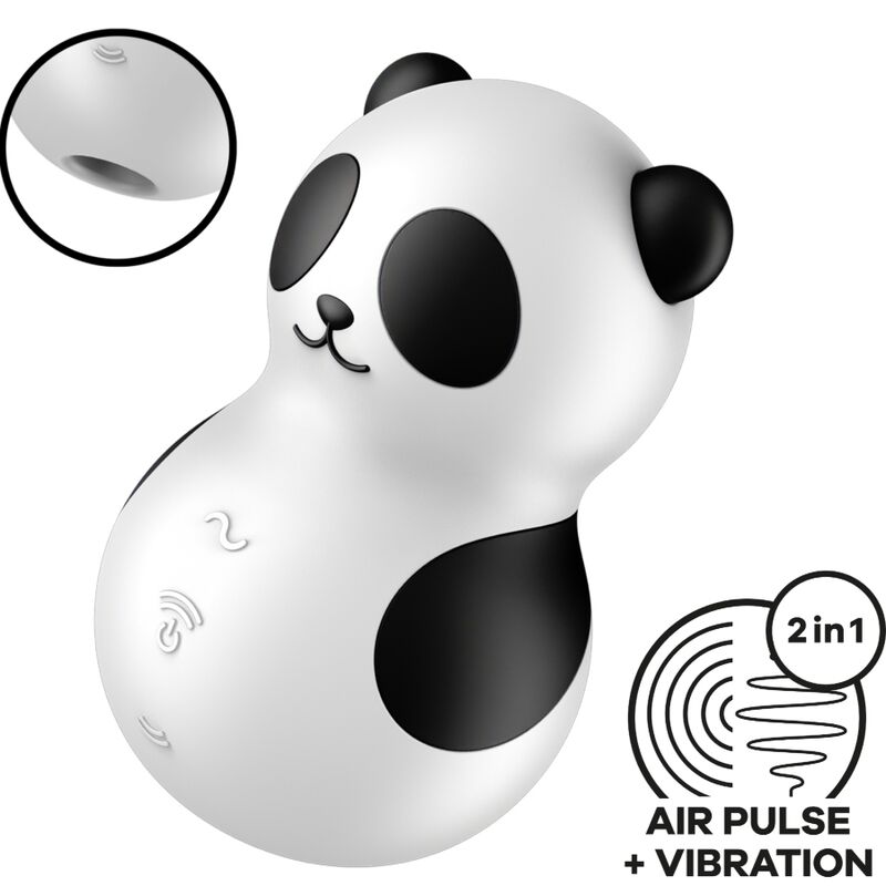 Comprar Satisfyer Pocket Panda Blanco Y Negro – Estimulador Compacto Con Diseño Atractivo-Noxtic