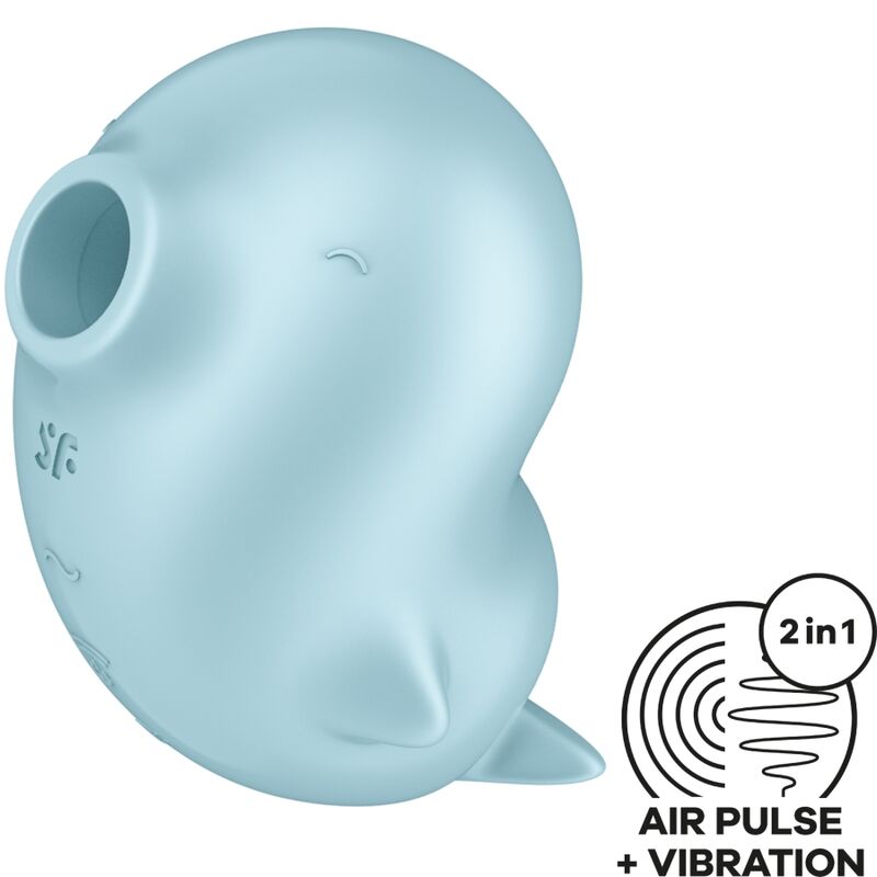 Comprar Satisfyer Sassy Seal Azul – Estimulador Recargable Con Diseño Innovador Y Tecnología De Pulsos-Noxtic