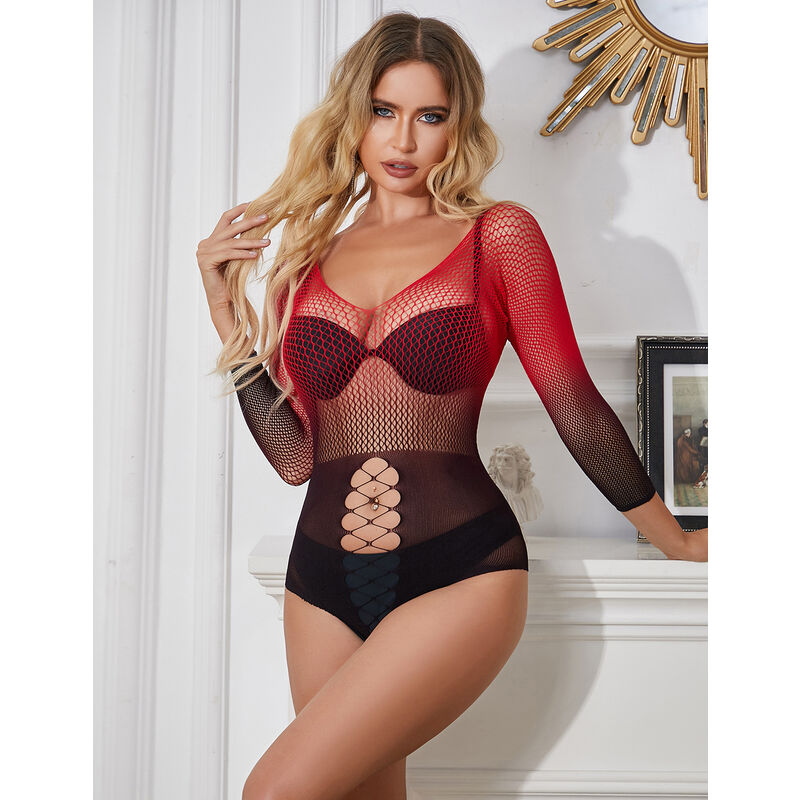 Comprar SUBBLIME Vestido De Rejilla Elástico – Diseño Atractivo Con Efecto Degradado Y Comodidad Para Uso Diario-Noxtic
