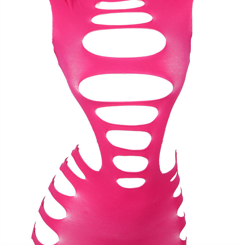 Comprar SUBBLIME Vestido De Rejilla Elástico Rosa – Diseño Elegante Que Realza Tu Belleza Única-Noxtic