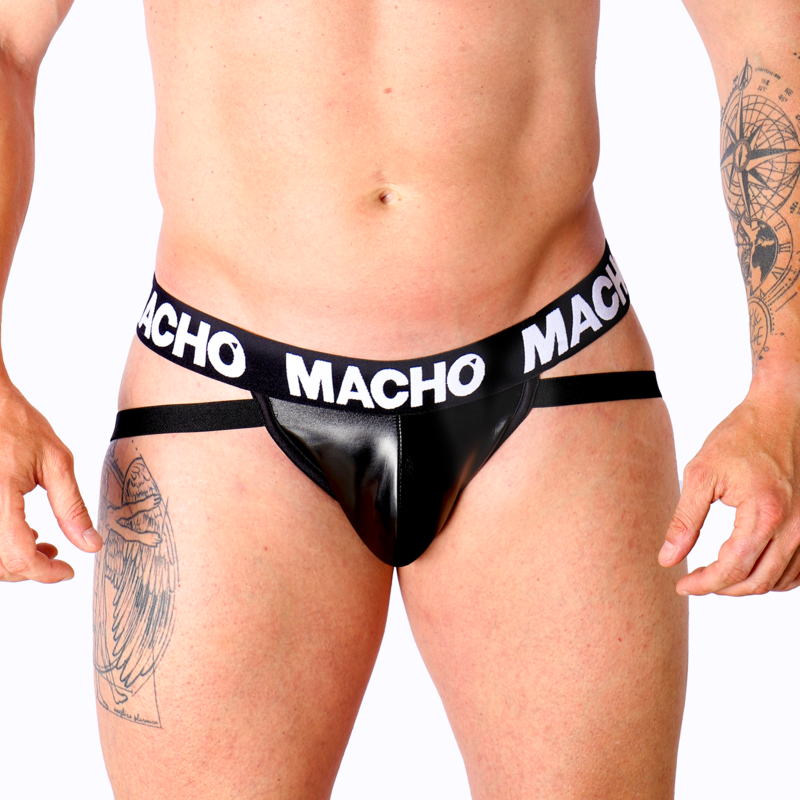 Comprar MACHO Jock MX25NC Cuero Negro – Diseño Ergonómico Para Comodidad Y Estilo-Noxtic